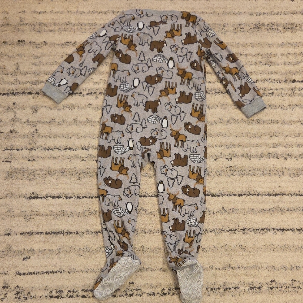 Carter's Animal Pattern Footed PJs - Picture 2 of 2